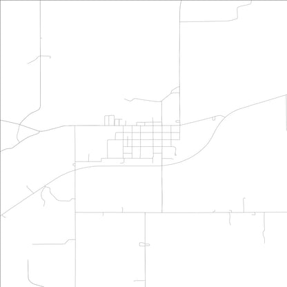 ROAD MAP OF DARLINGTON, INDIANA BY MAPBAKES