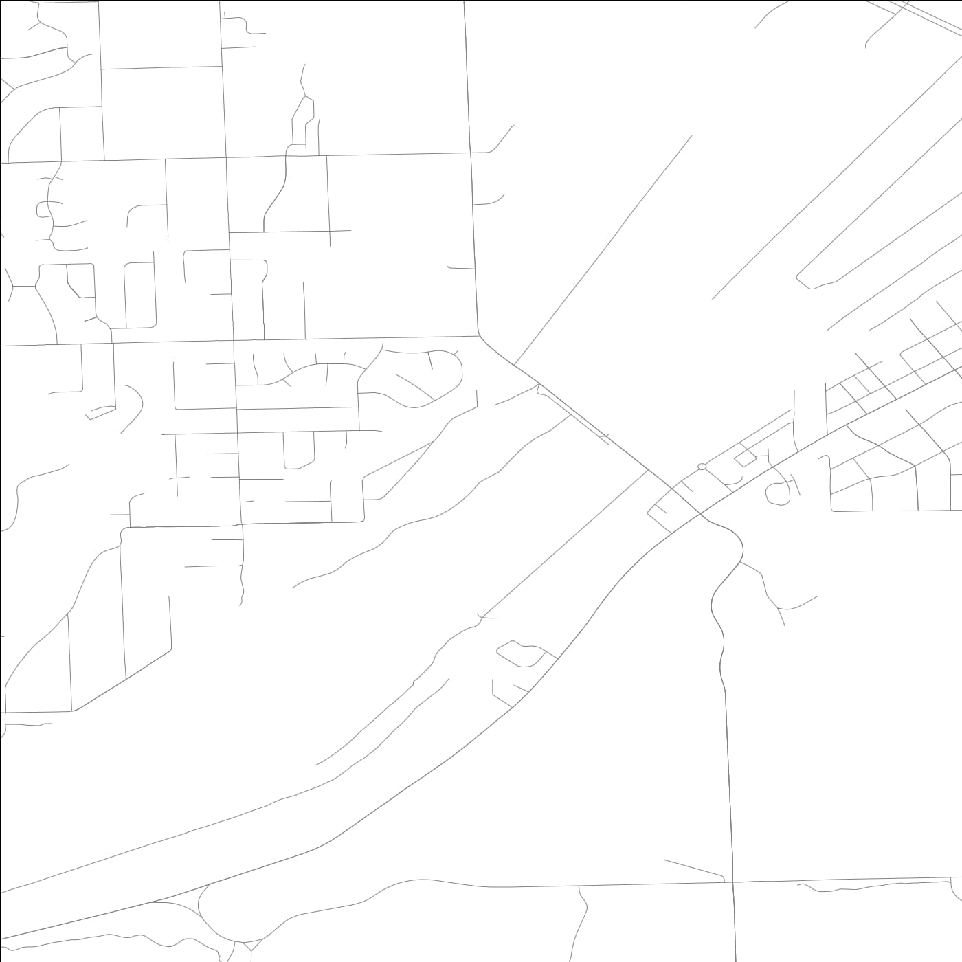 ROAD MAP OF WILLOW SPRINGS, ILLINOIS BY MAPBAKES
