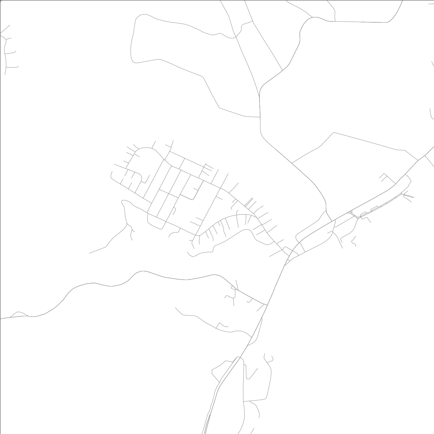 ROAD MAP OF WAILUA, HAWAII BY MAPBAKES