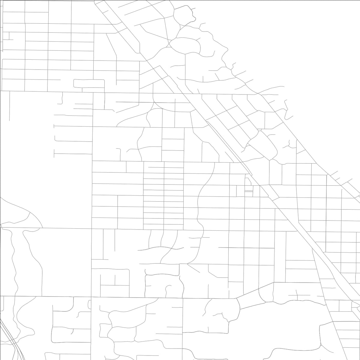 ROAD MAP OF WINNETKA, ILLINOIS BY MAPBAKES