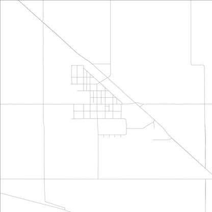 ROAD MAP OF TULELAKE, CALIFORNIA BY MAPBAKES