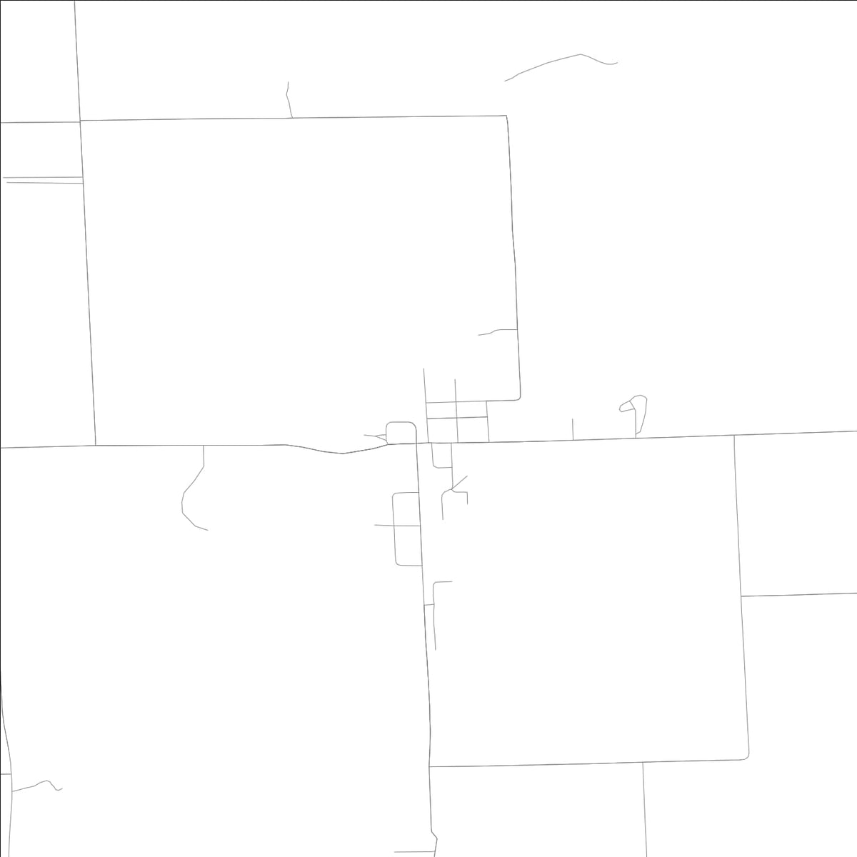 ROAD MAP OF WOODLAND, ILLINOIS BY MAPBAKES