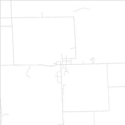 ROAD MAP OF WOODLAND, ILLINOIS BY MAPBAKES