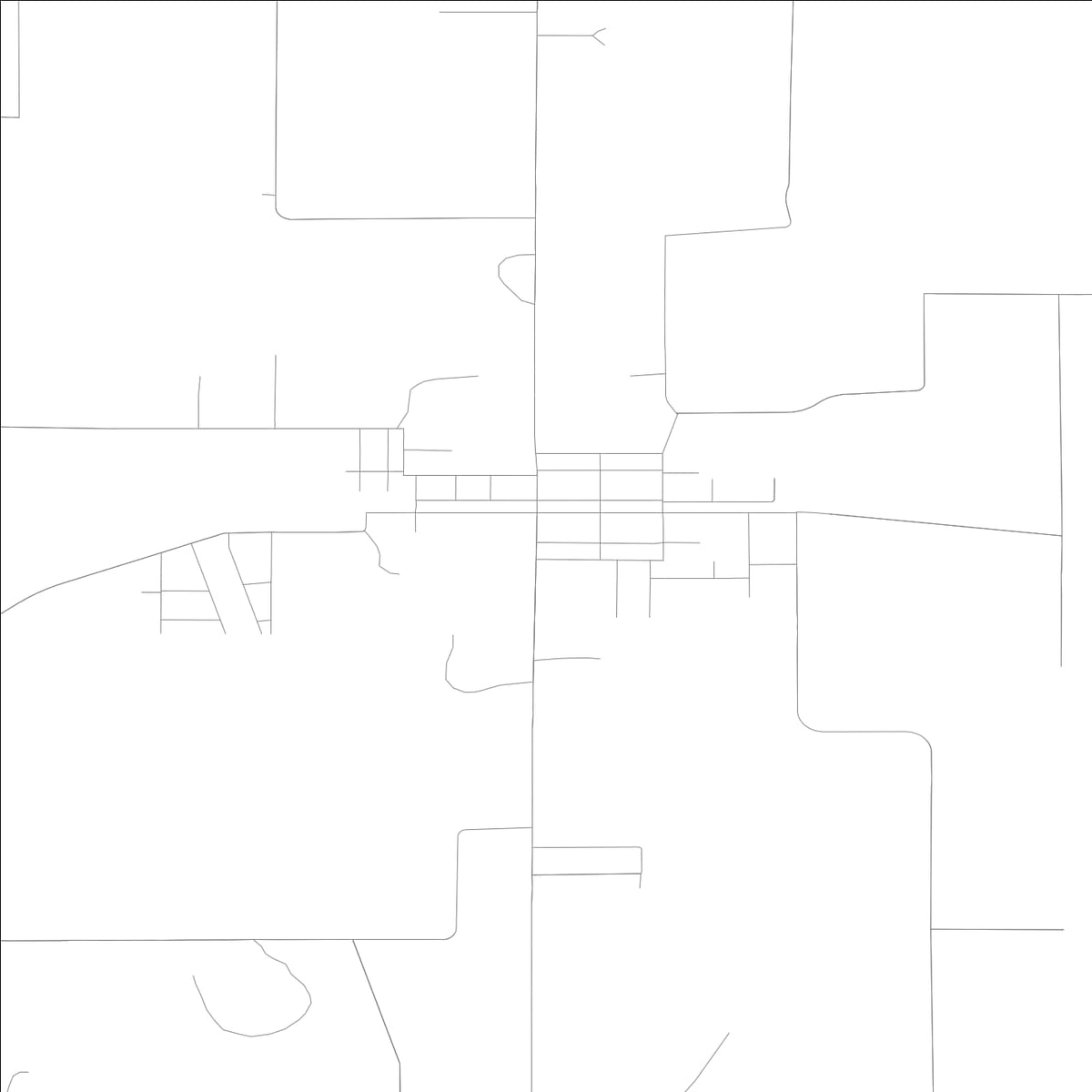 ROAD MAP OF WOODLAWN, ILLINOIS BY MAPBAKES