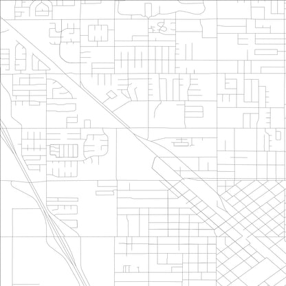 ROAD MAP OF TURLOCK, CALIFORNIA BY MAPBAKES