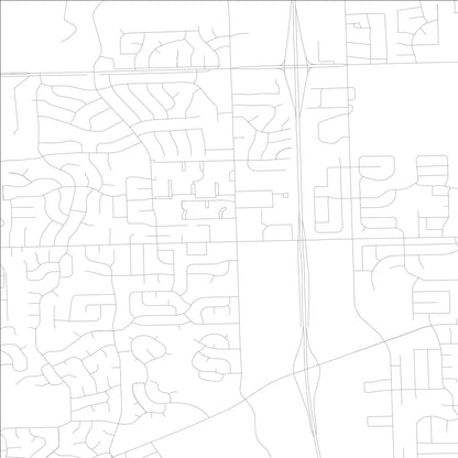 ROAD MAP OF WOODRIDGE, ILLINOIS BY MAPBAKES