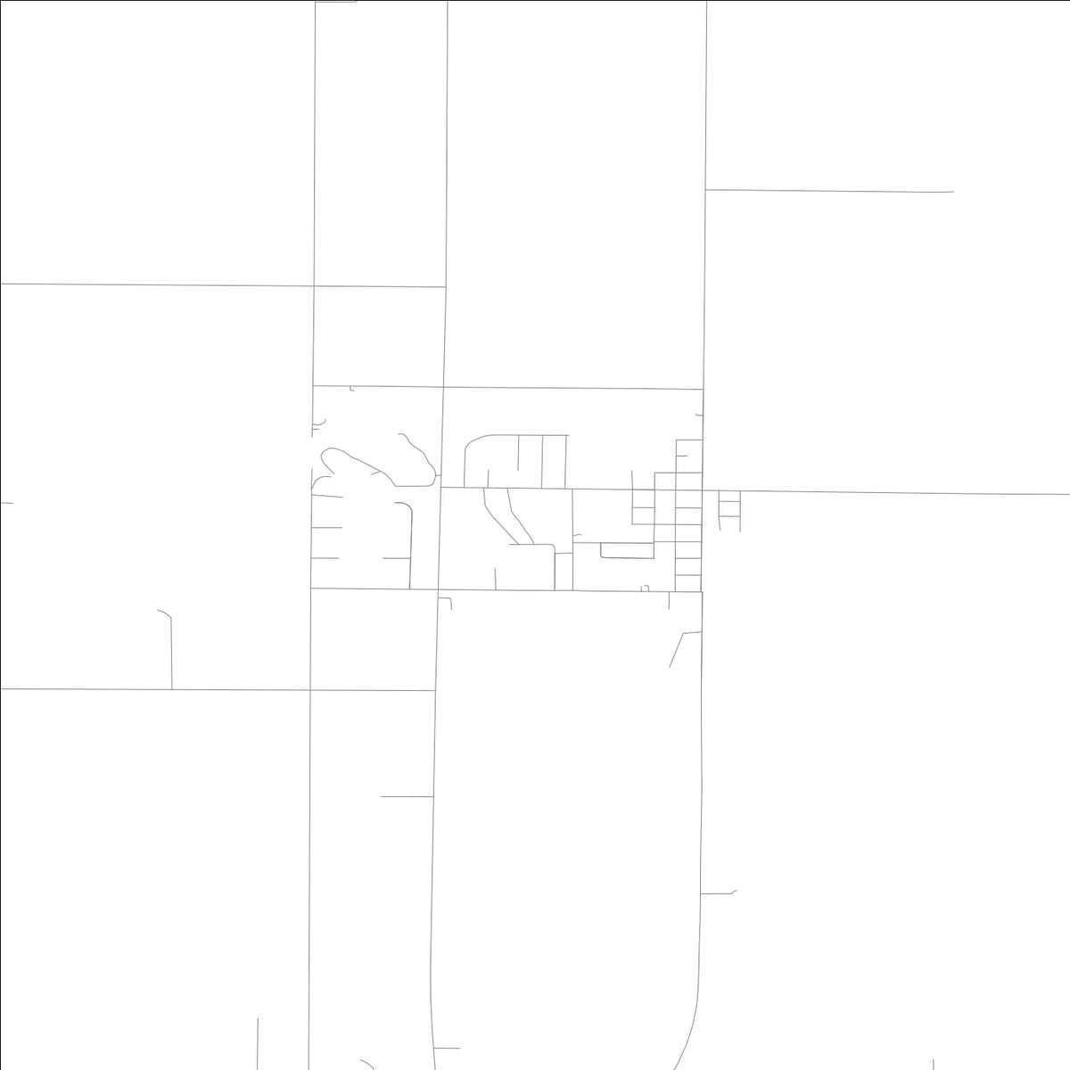 ROAD MAP OF WOODSON, ILLINOIS BY MAPBAKES