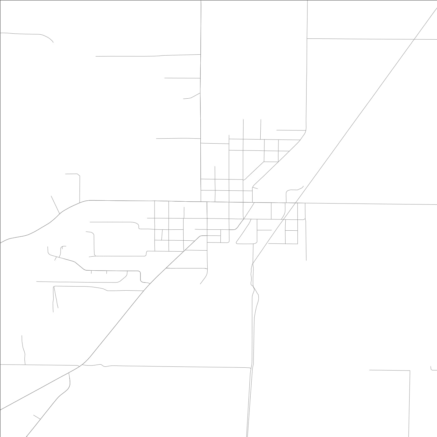 ROAD MAP OF WORDEN, ILLINOIS BY MAPBAKES