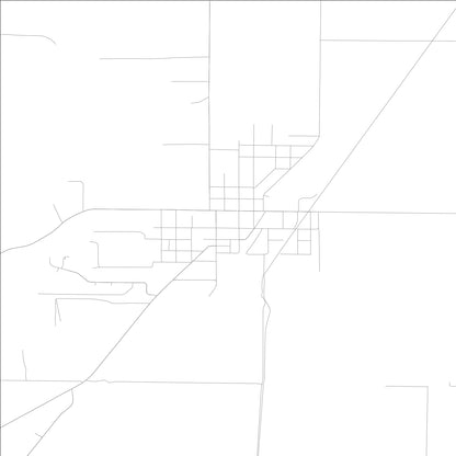 ROAD MAP OF WORDEN, ILLINOIS BY MAPBAKES
