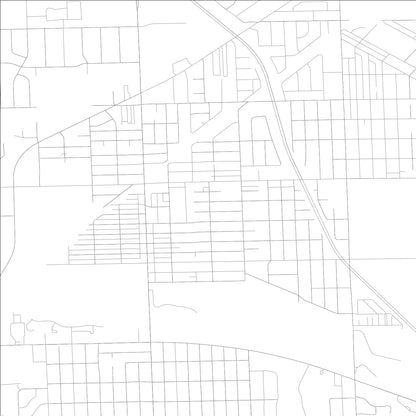 ROAD MAP OF WORTH, ILLINOIS BY MAPBAKES