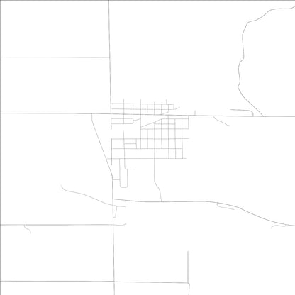ROAD MAP OF WYANET, ILLINOIS BY MAPBAKES
