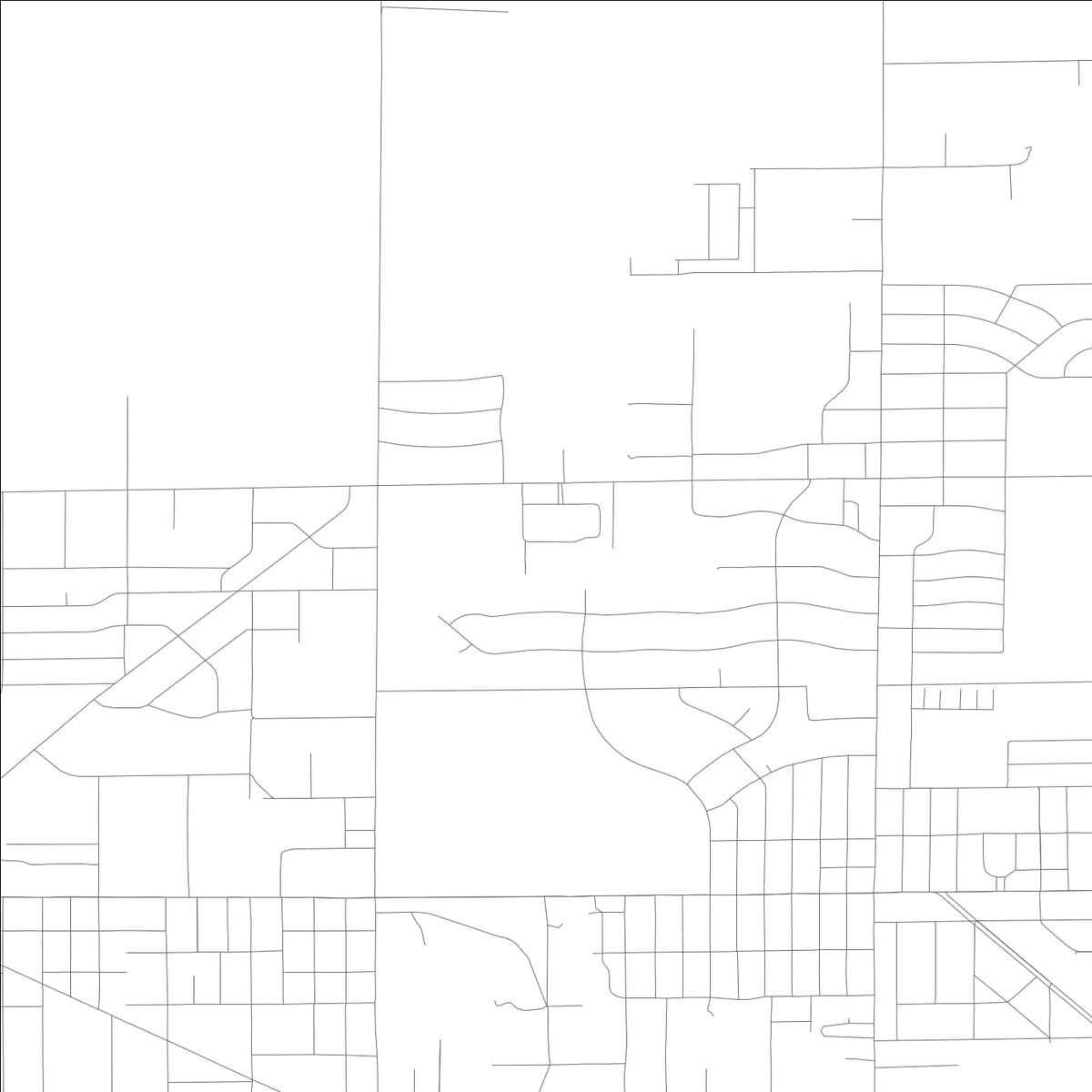 ROAD MAP OF TWENTYNINE PALMS, CALIFORNIA BY MAPBAKES