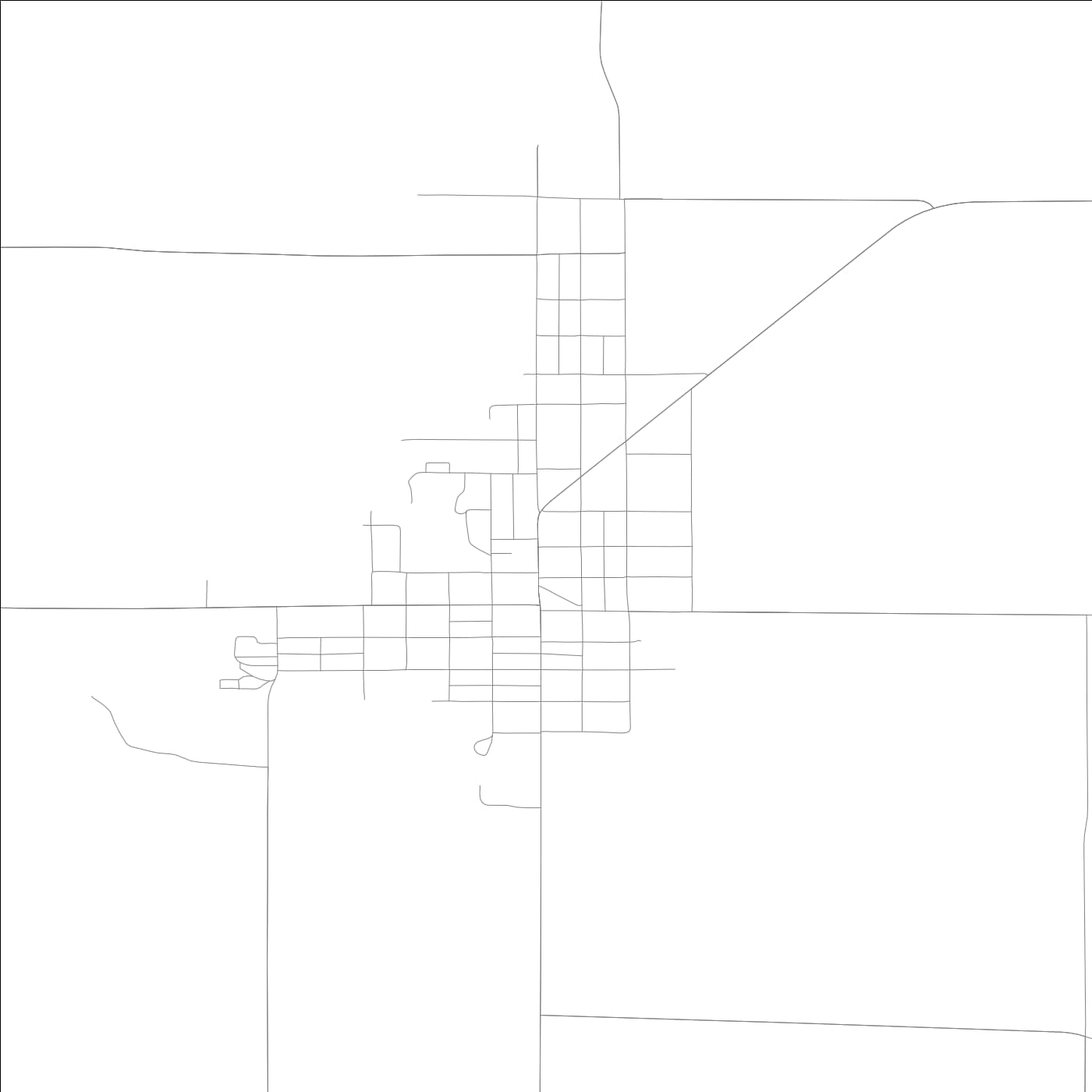 ROAD MAP OF WYOMING, ILLINOIS BY MAPBAKES