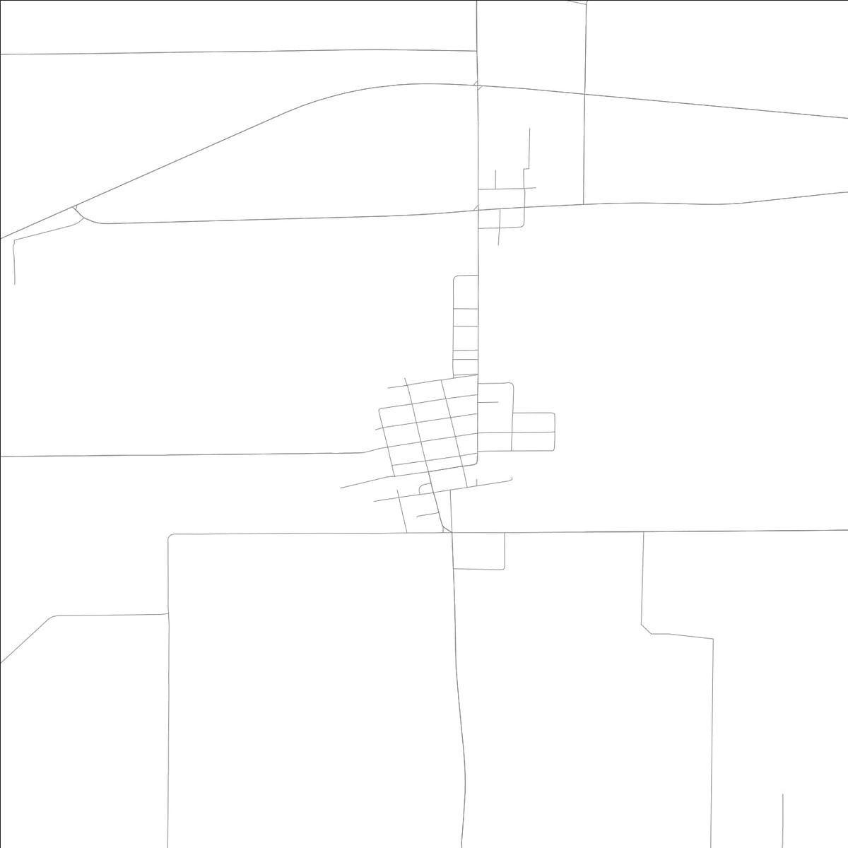 ROAD MAP OF XENIA, ILLINOIS BY MAPBAKES