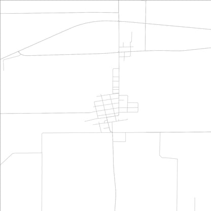 ROAD MAP OF XENIA, ILLINOIS BY MAPBAKES