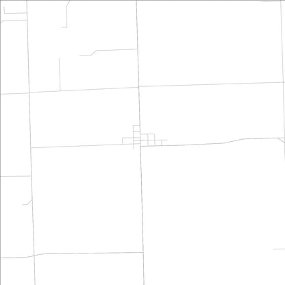 ROAD MAP OF YALE, ILLINOIS BY MAPBAKES