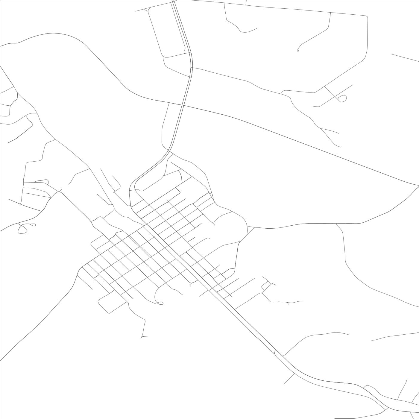 ROAD MAP OF EARLINGTON, KENTUCKY BY MAPBAKES