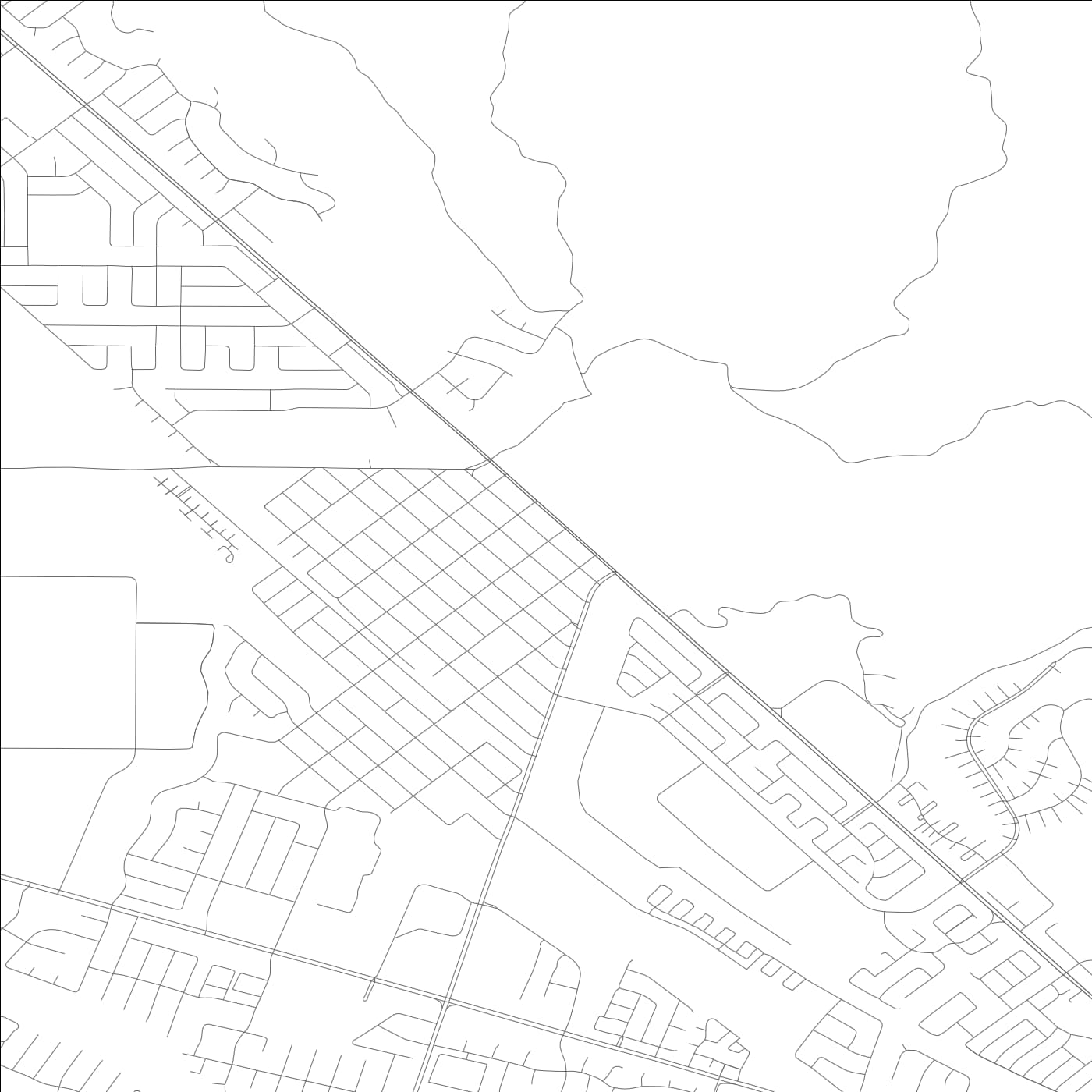 ROAD MAP OF UNION CITY, CALIFORNIA BY MAPBAKES