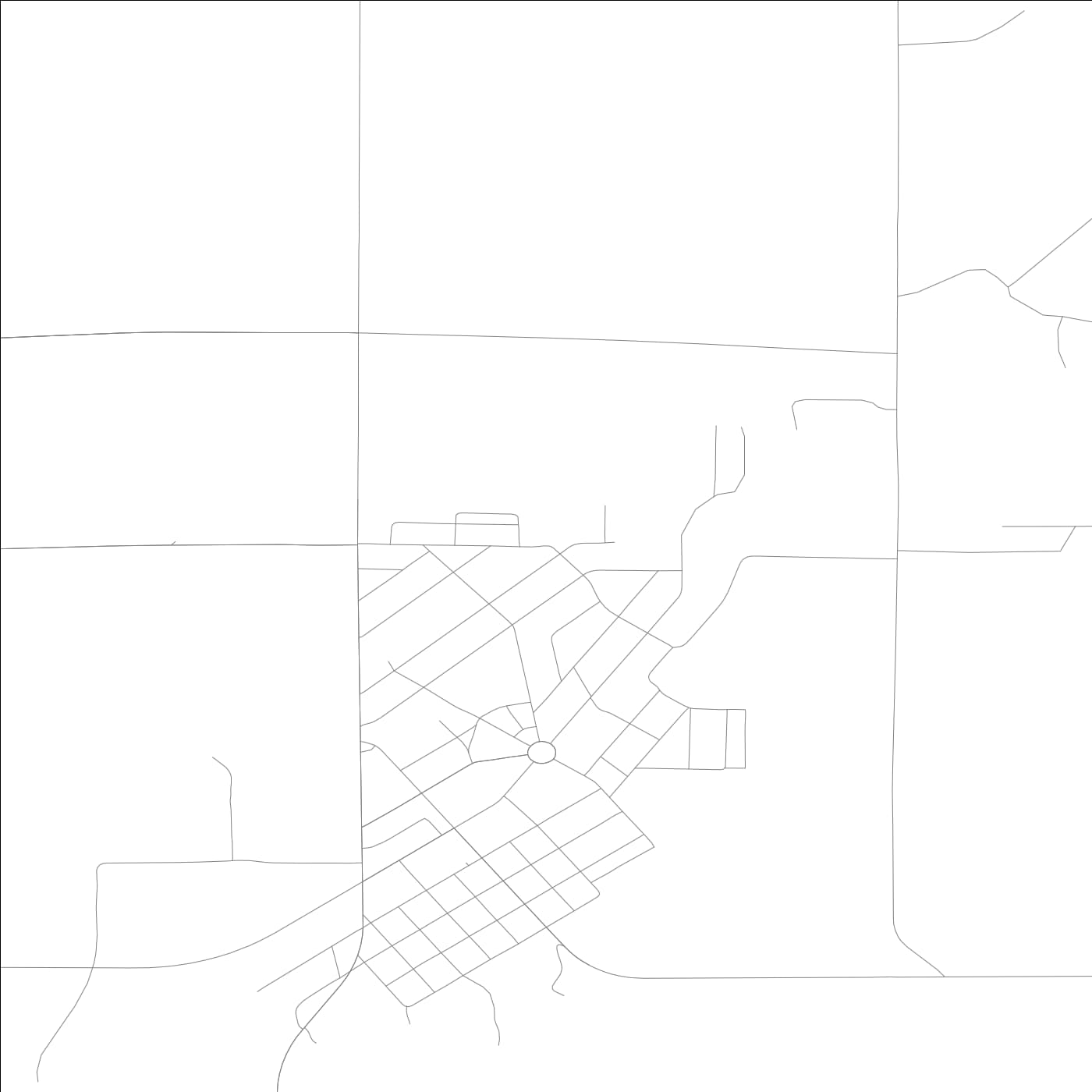 ROAD MAP OF ZEIGLER, ILLINOIS BY MAPBAKES