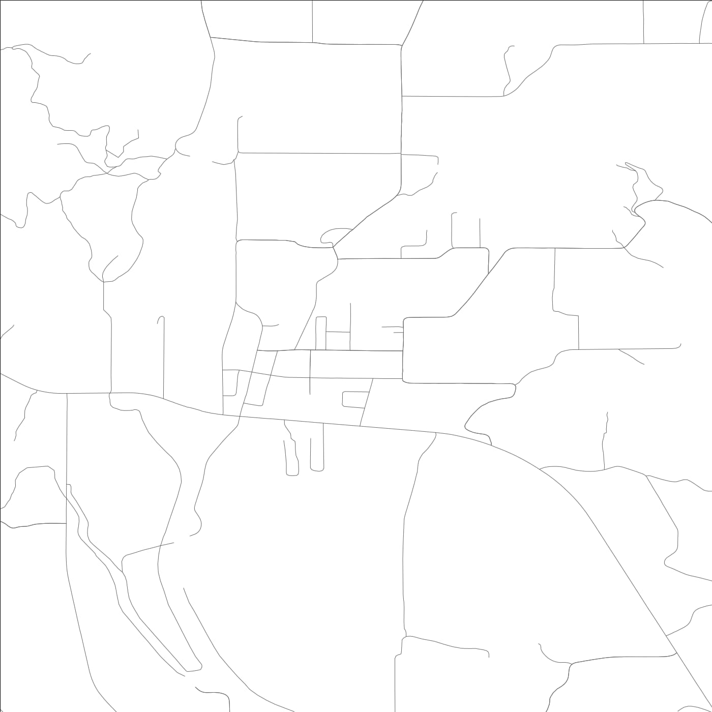 ROAD MAP OF UPPER LAKE, CALIFORNIA BY MAPBAKES