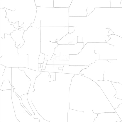 ROAD MAP OF UPPER LAKE, CALIFORNIA BY MAPBAKES