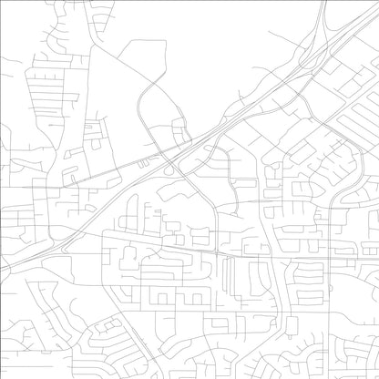 ROAD MAP OF VACAVILLE, CALIFORNIA BY MAPBAKES