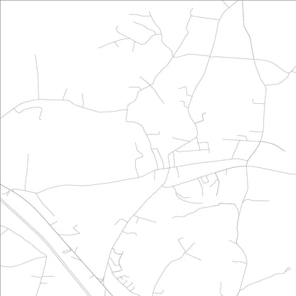 ROAD MAP OF EAST BERNSTADT, KENTUCKY BY MAPBAKES