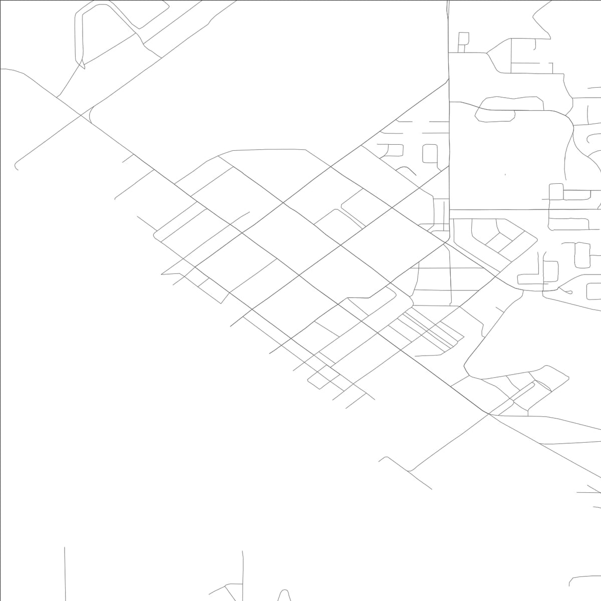 ROAD MAP OF MOUNTAIN HOME AFB, IDAHO BY MAPBAKES
