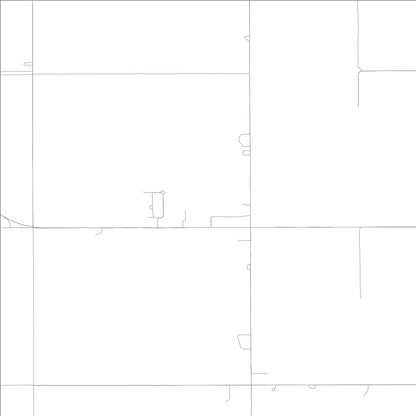 ROAD MAP OF MUD LAKE, IDAHO BY MAPBAKES