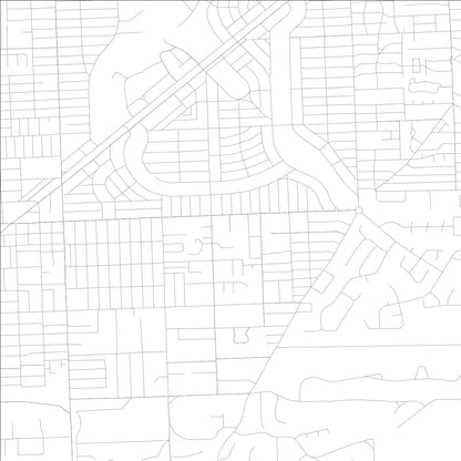 ROAD MAP OF CORAL GABLES, FLORIDA BY MAPBAKES