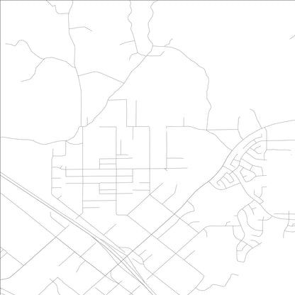 ROAD MAP OF WARM SPRINGS, CALIFORNIA BY MAPBAKES