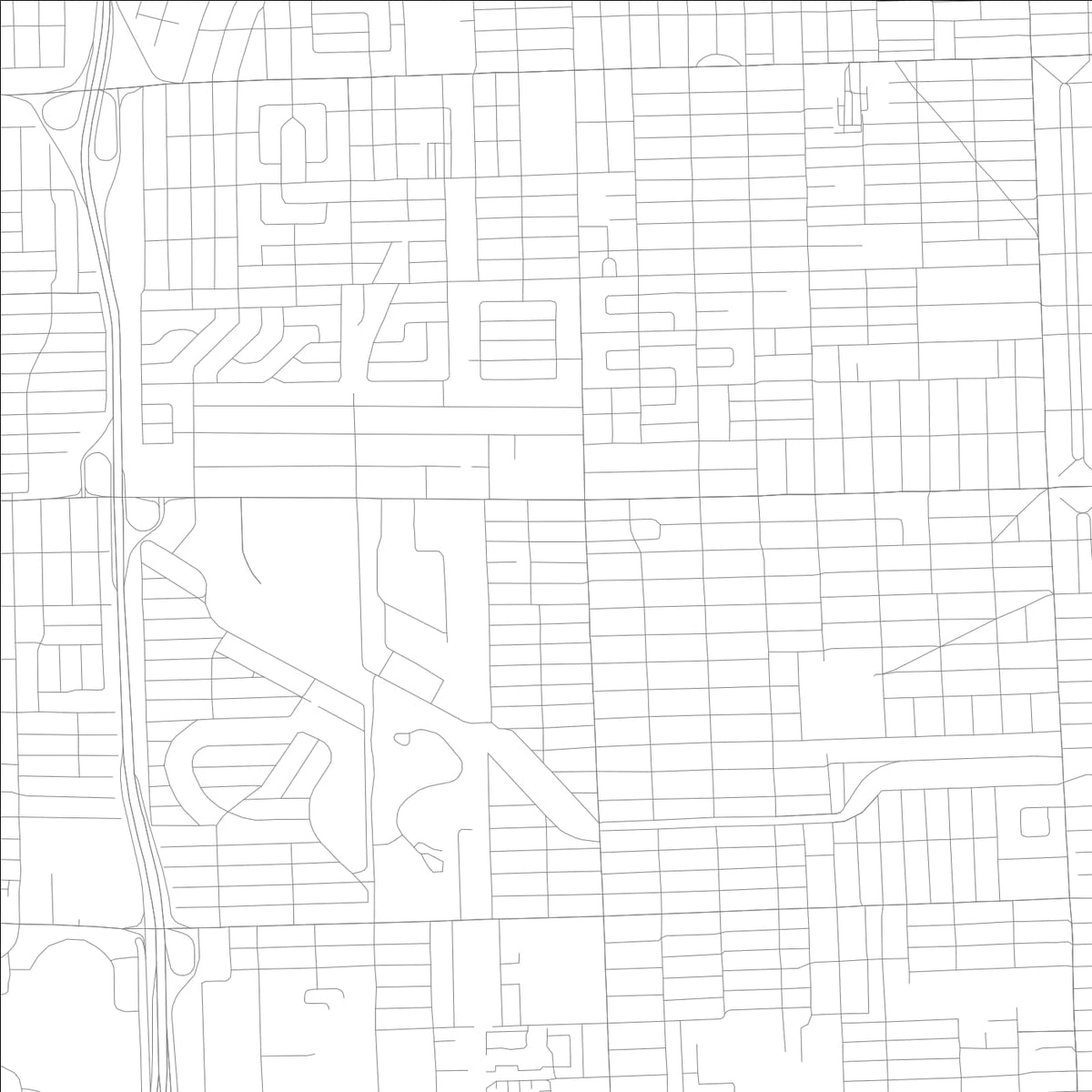 ROAD MAP OF CORAL TERRACE, FLORIDA BY MAPBAKES