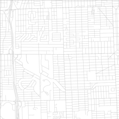 ROAD MAP OF CORAL TERRACE, FLORIDA BY MAPBAKES