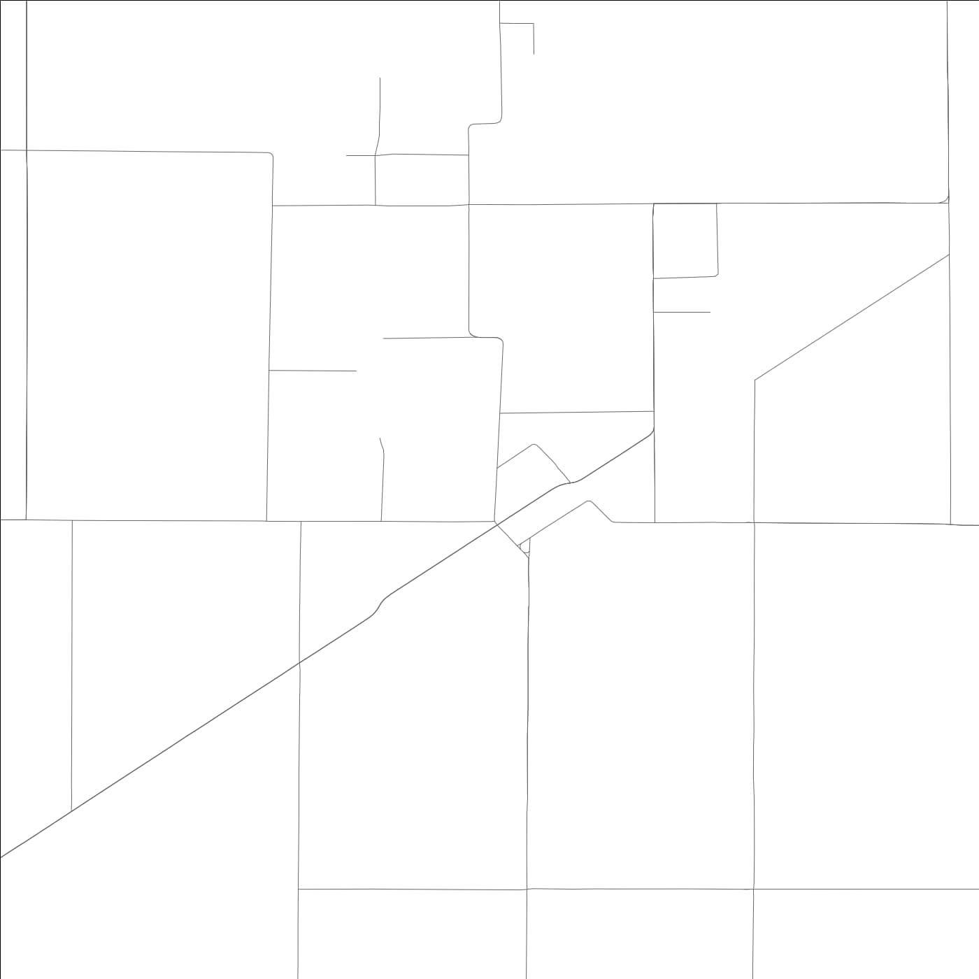 ROAD MAP OF WAUKENA, CALIFORNIA BY MAPBAKES