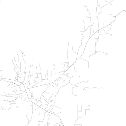 ROAD MAP OF WEAVERVILLE, CALIFORNIA BY MAPBAKES