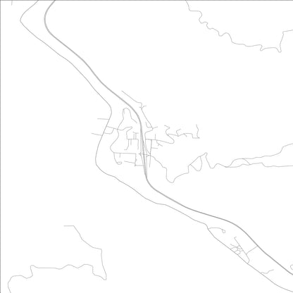 ROAD MAP OF WEOTT, CALIFORNIA BY MAPBAKES