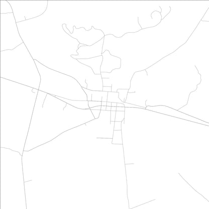 ROAD MAP OF CRAWFORDVILLE, GEORGIA BY MAPBAKES