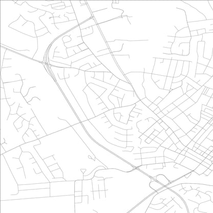 ROAD MAP OF ELIZABETHTOWN, KENTUCKY BY MAPBAKES