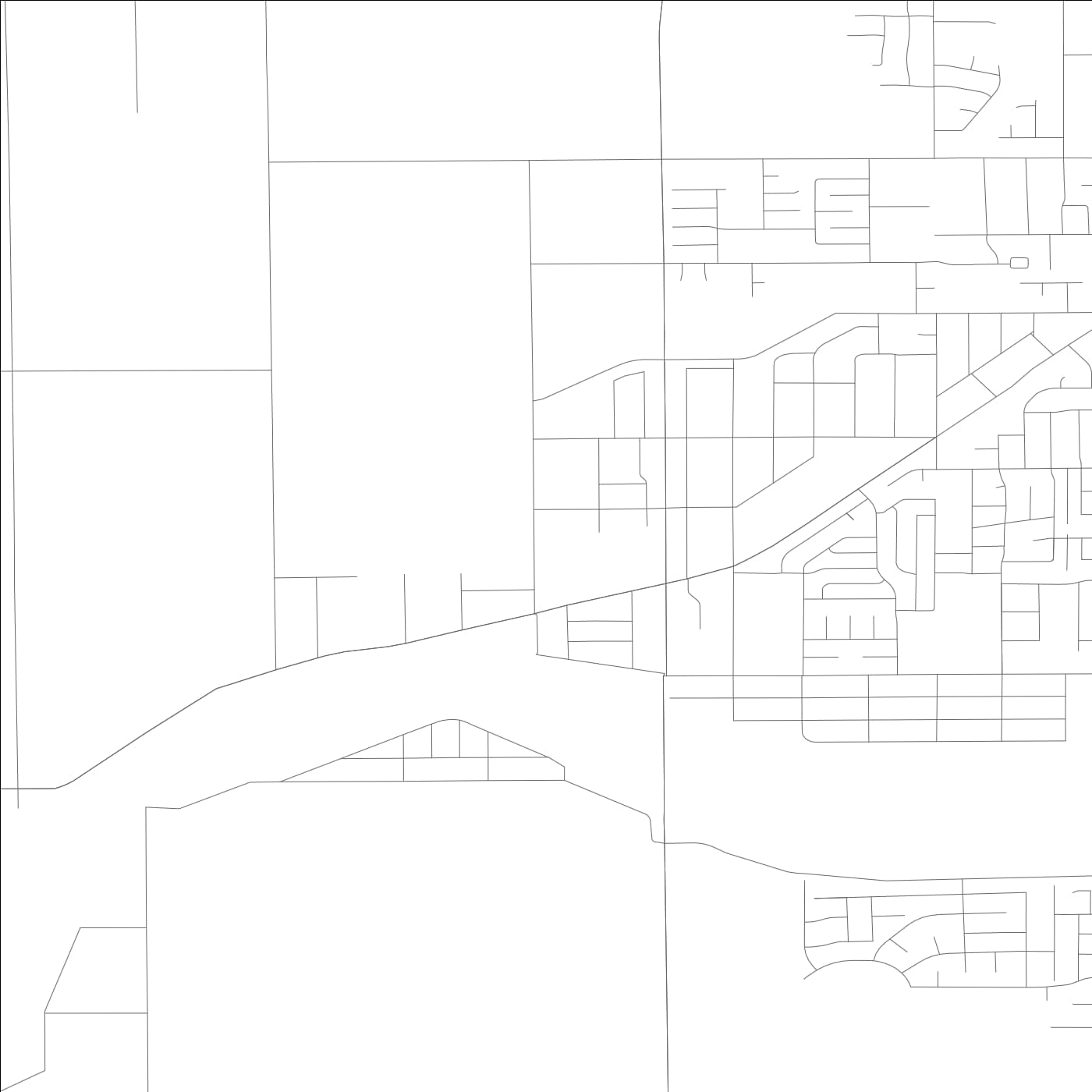 ROAD MAP OF WEST MODESTO, CALIFORNIA BY MAPBAKES