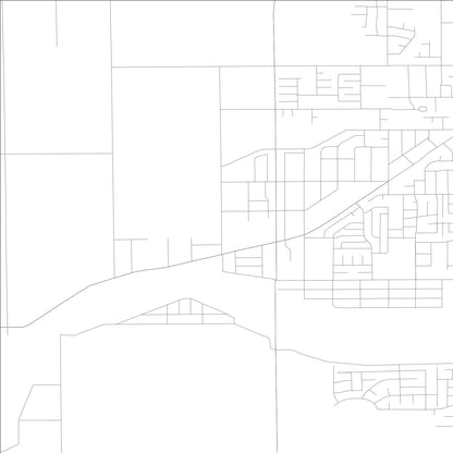 ROAD MAP OF WEST MODESTO, CALIFORNIA BY MAPBAKES