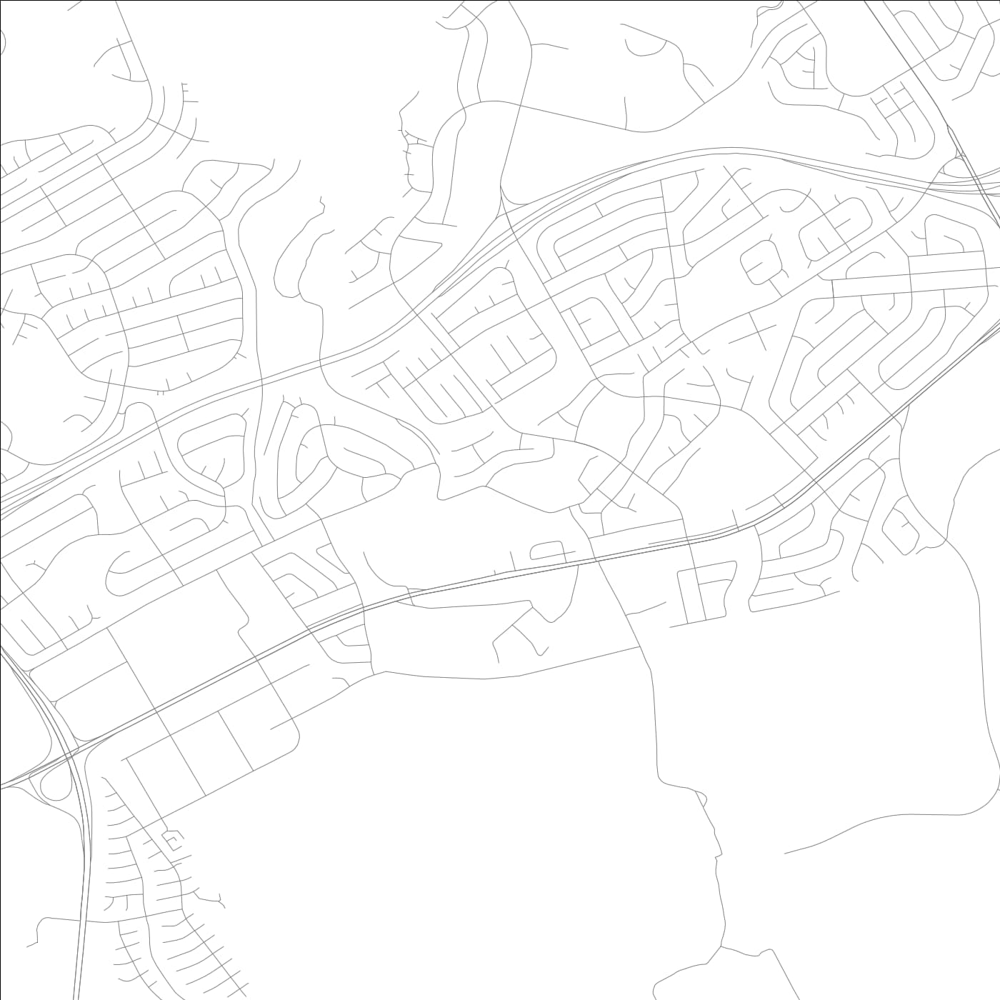 ROAD MAP OF WAIPAHU, HAWAII BY MAPBAKES