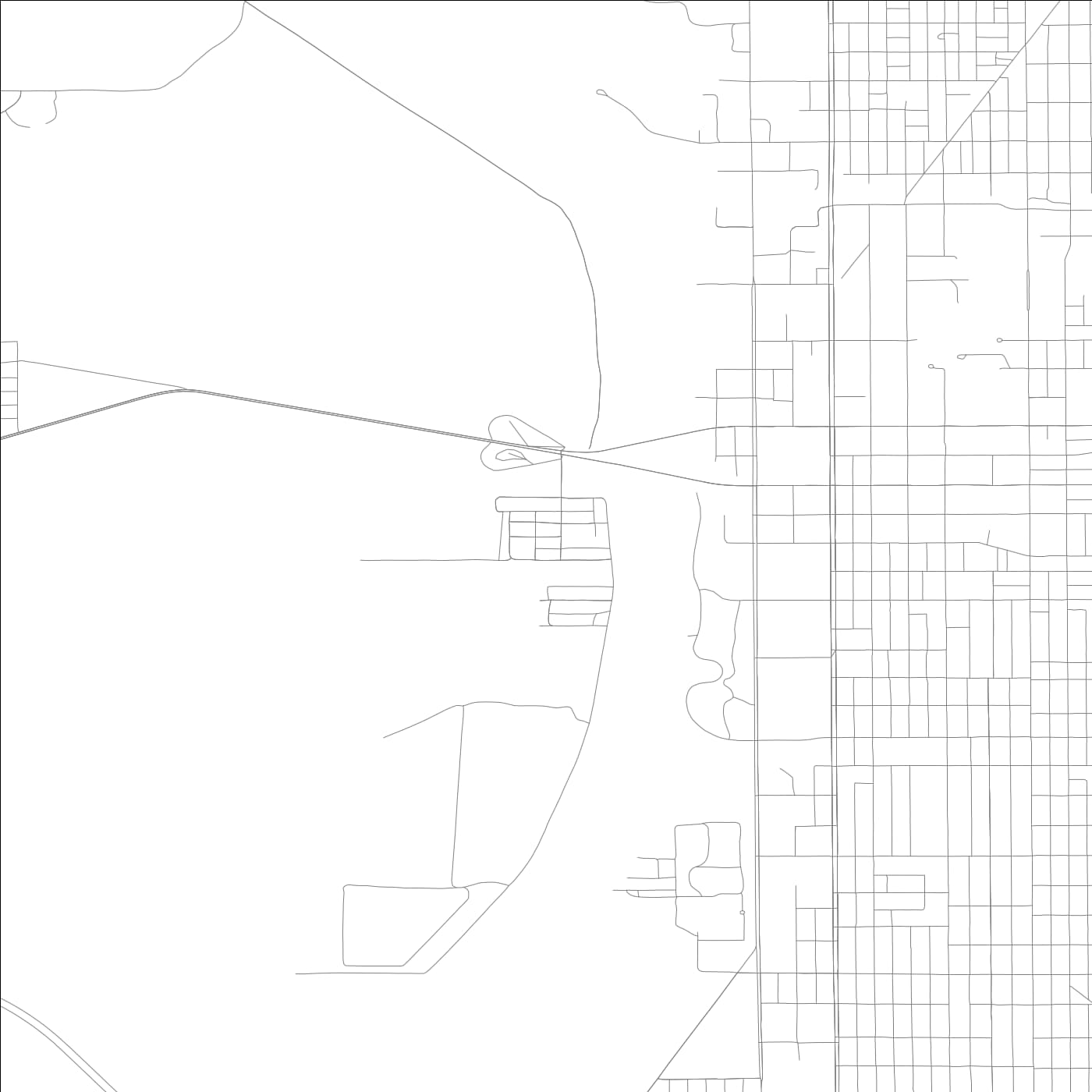 ROAD MAP OF DRESSER, INDIANA BY MAPBAKES