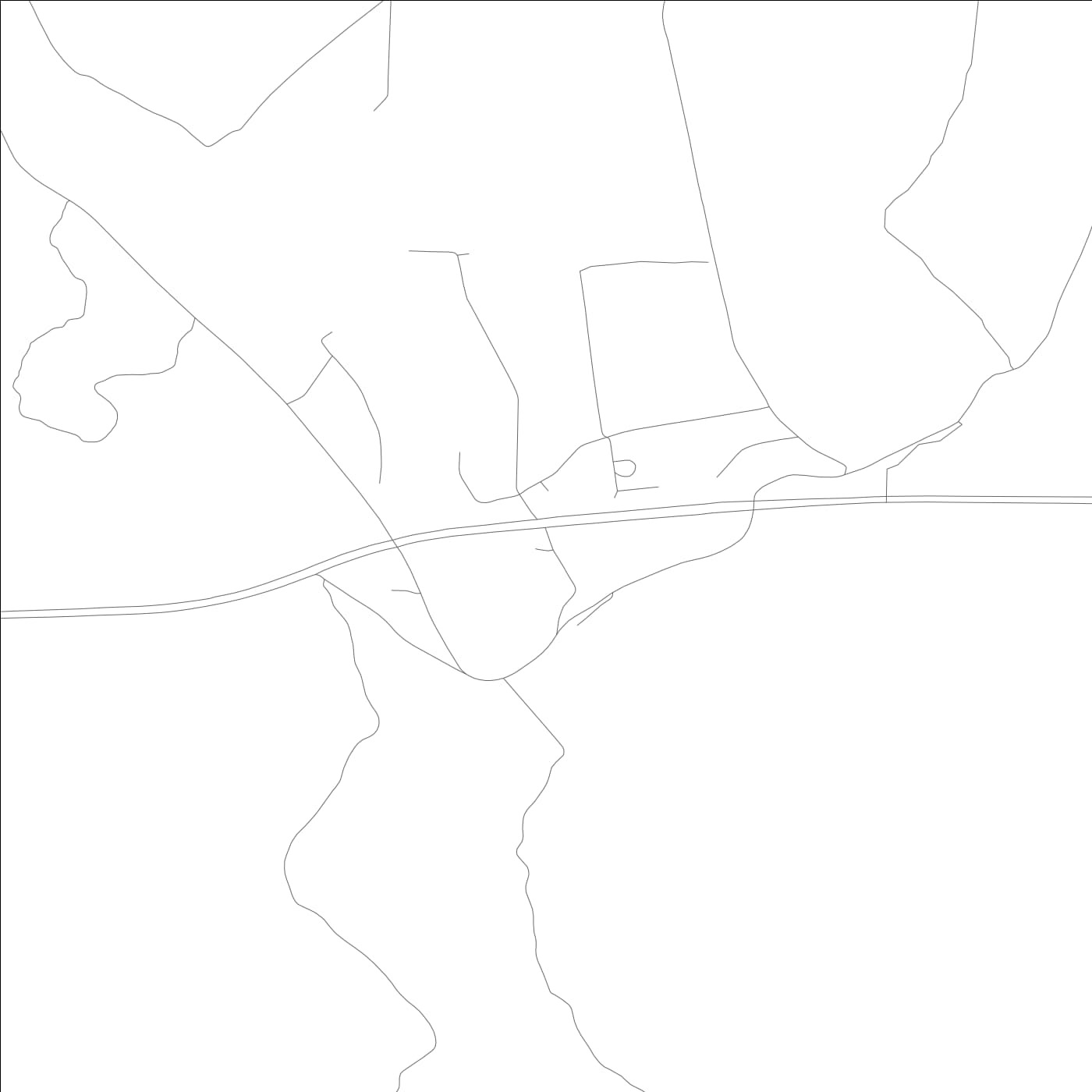 ROAD MAP OF WHITLEY GARDENS, CALIFORNIA BY MAPBAKES