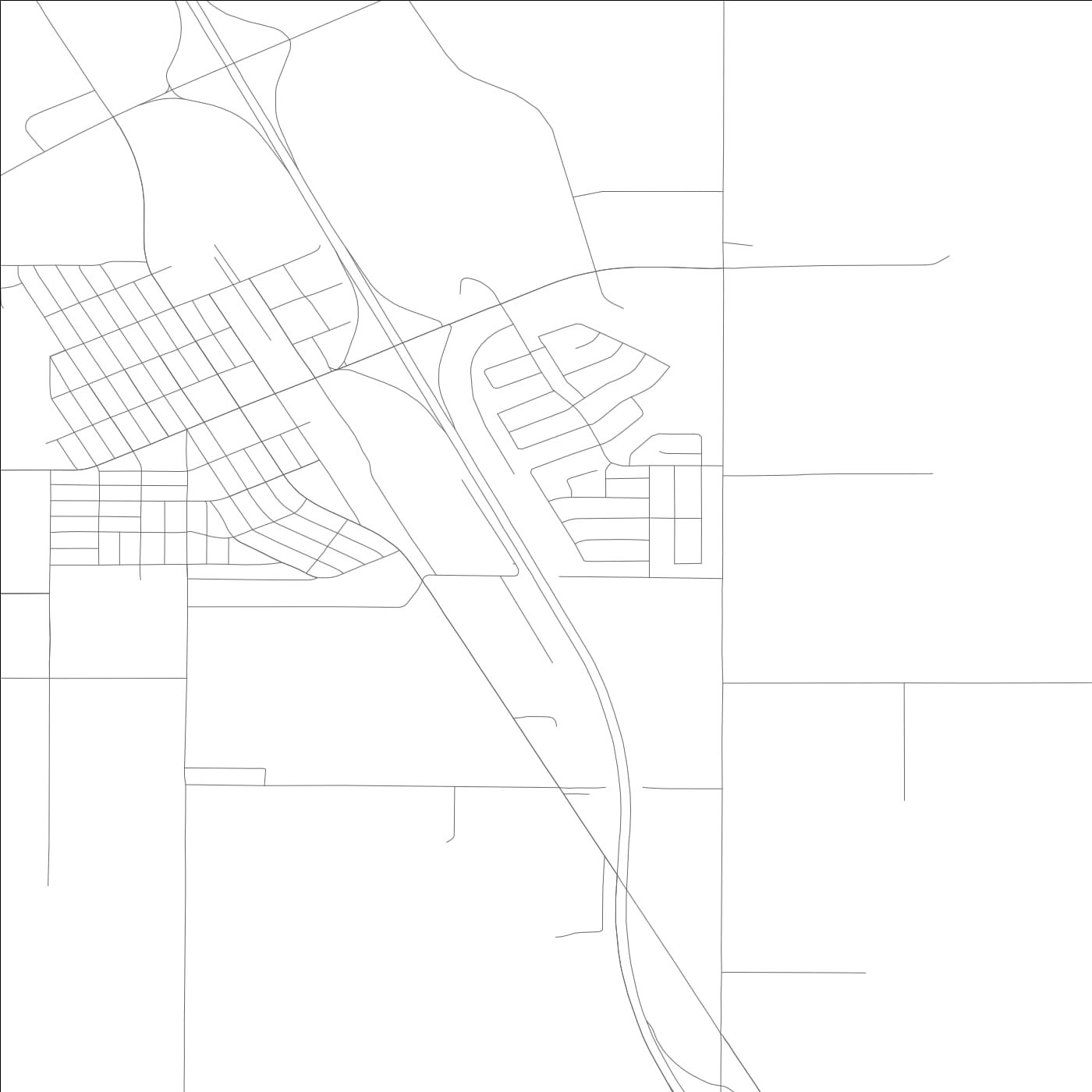 ROAD MAP OF WILLIAMS, CALIFORNIA BY MAPBAKES