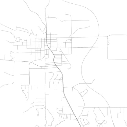 ROAD MAP OF WILLITS, CALIFORNIA BY MAPBAKES