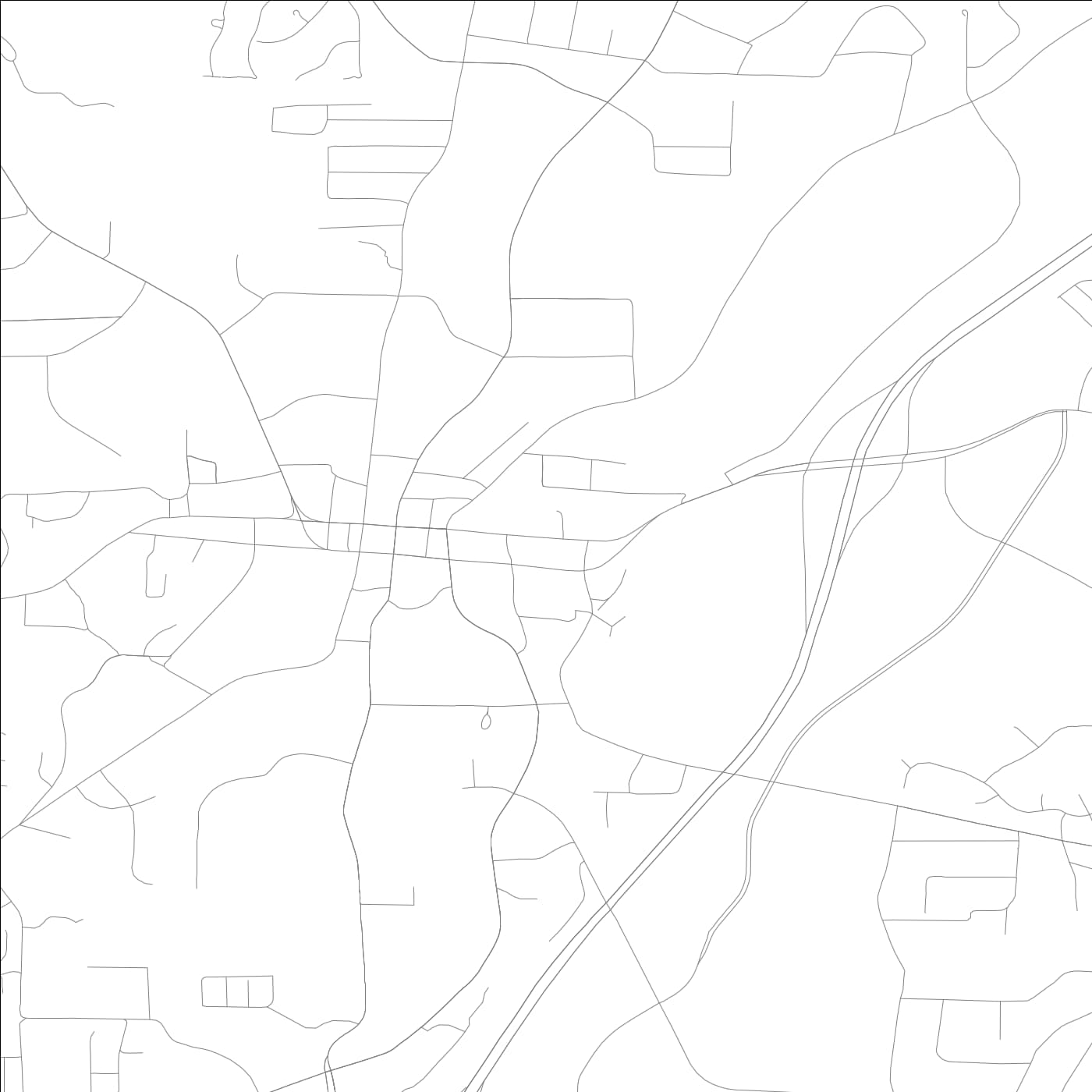 ROAD MAP OF CUMMING, GEORGIA BY MAPBAKES