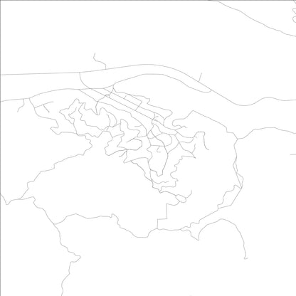 ROAD MAP OF WOODACRE, CALIFORNIA BY MAPBAKES