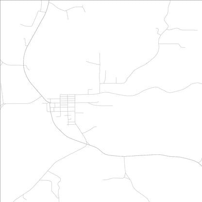 ROAD MAP OF DUBOIS, INDIANA BY MAPBAKES