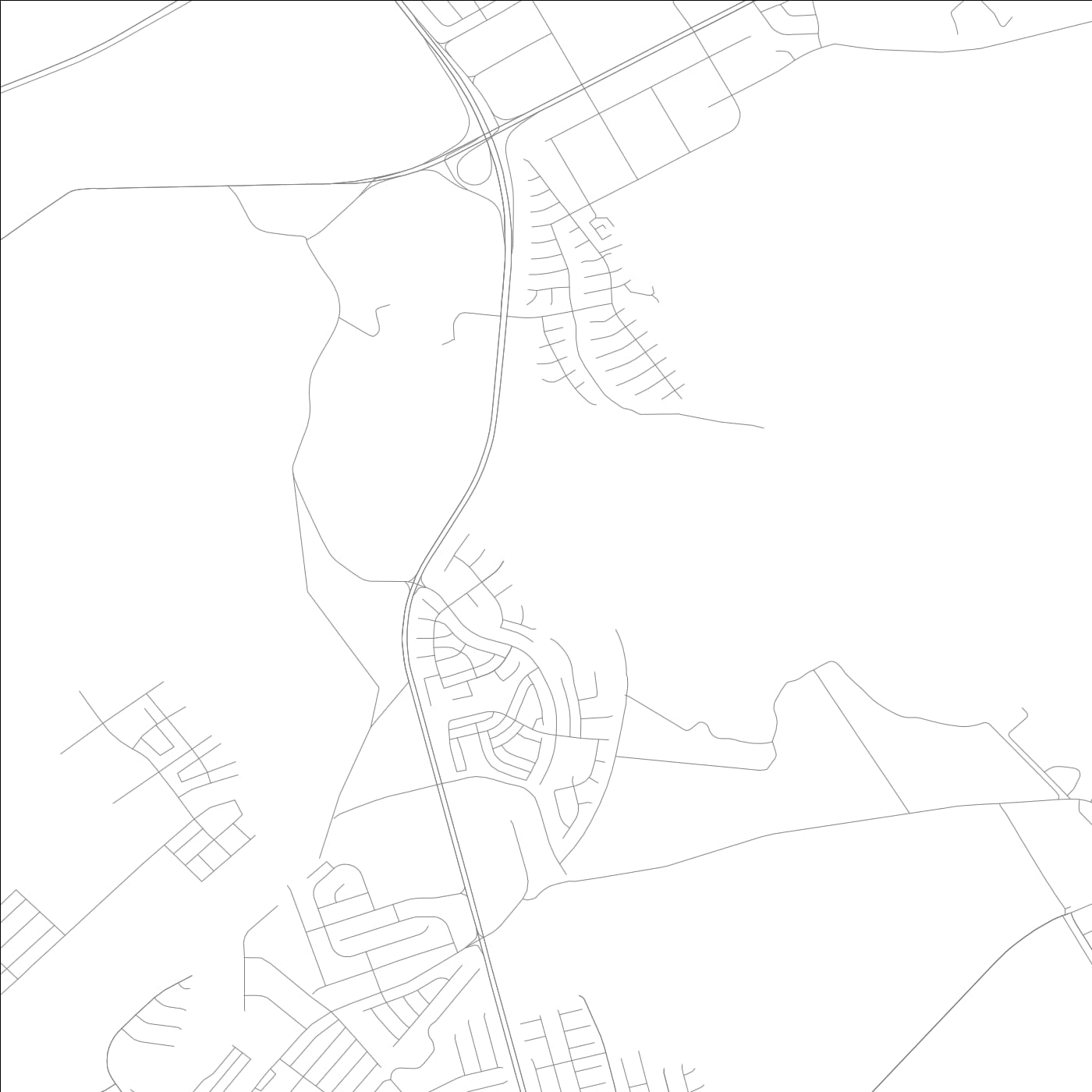 ROAD MAP OF WEST LOCH ESTATE, HAWAII BY MAPBAKES