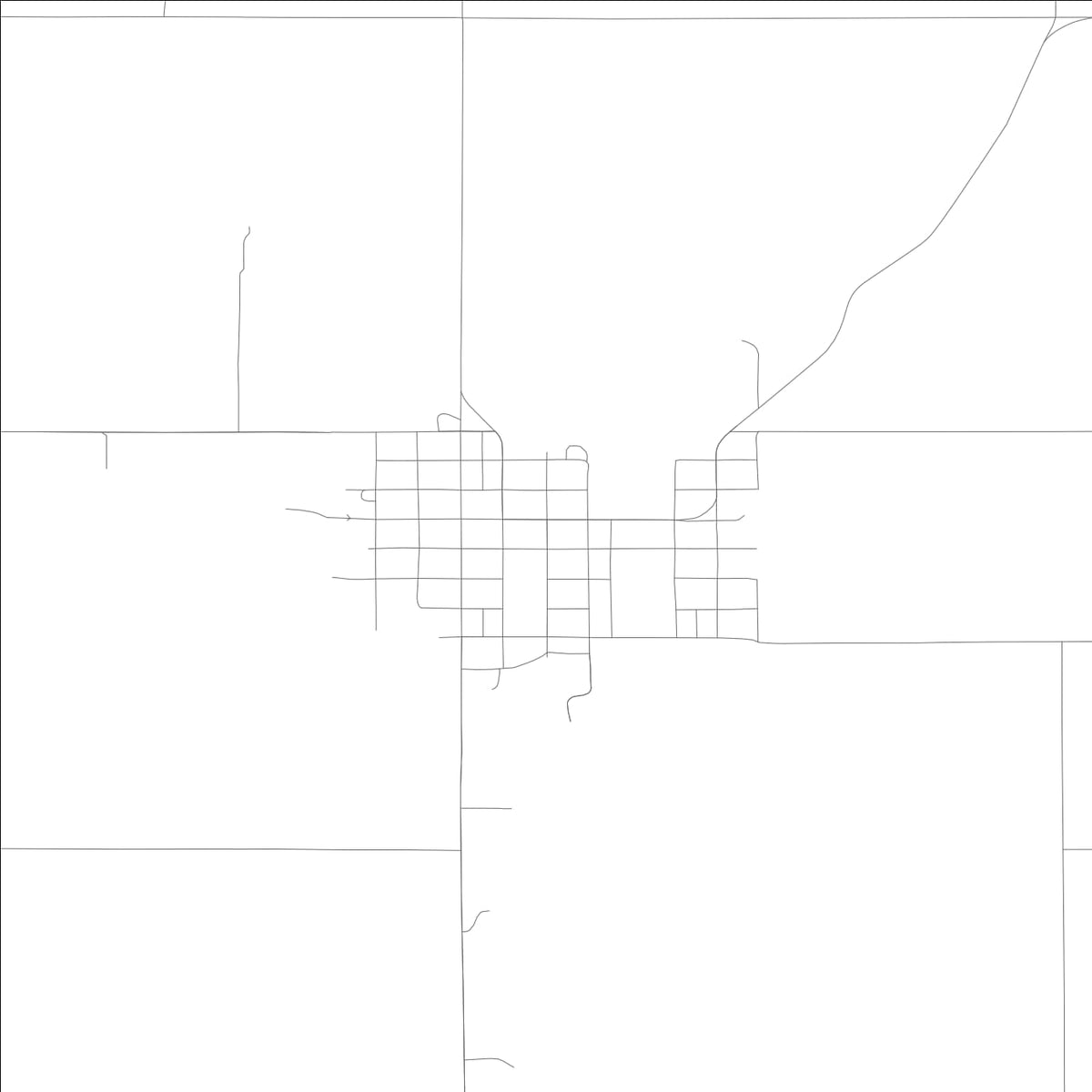 ROAD MAP OF NEZPERCE, IDAHO BY MAPBAKES